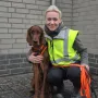 Jaro fest im Training in der Rettungshundestaffel